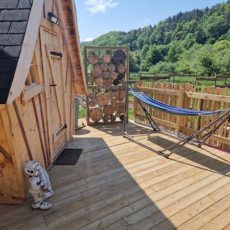 Les Cabanes Feeriques Du Cheix Saint-Diery Exterior foto