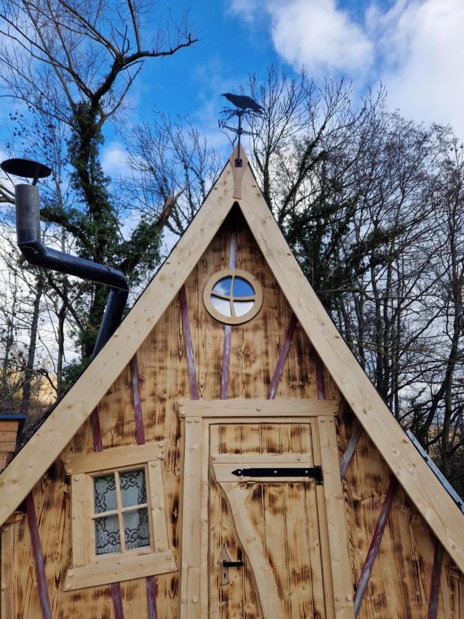 Les Cabanes Feeriques Du Cheix Saint-Diery Exterior foto