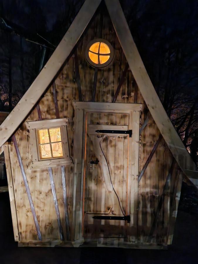 Les Cabanes Feeriques Du Cheix Saint-Diery Exterior foto